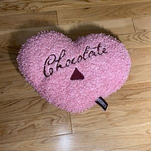 Hershey’s chocolate heart shaped pillow